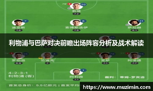 利物浦与巴萨对决前瞻出场阵容分析及战术解读